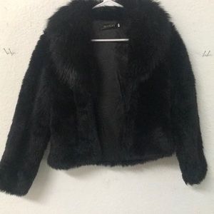 Faux fur jacket